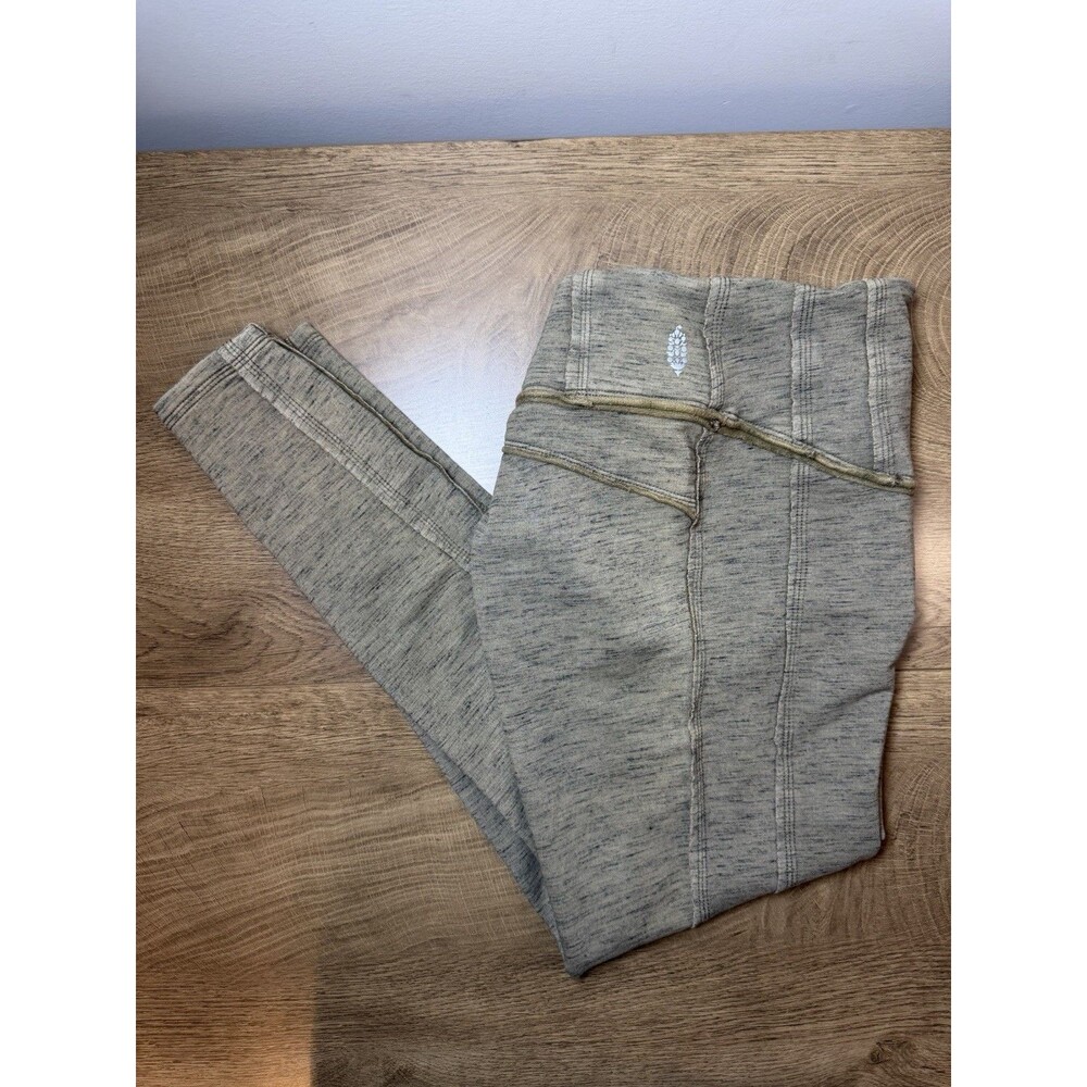 Free People Movement Hybrid Leggings Heathered Olive Size Large